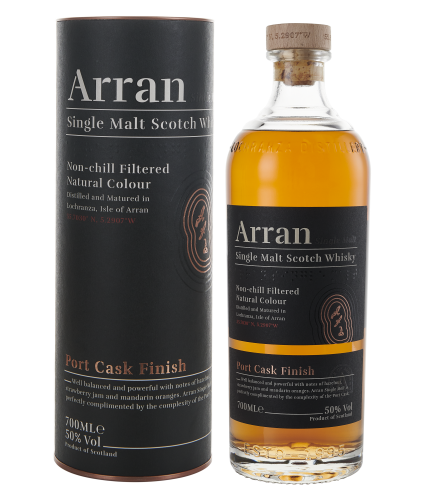 ARRAN Port Cask Finish Isle of Arran Single Malt Whisky Bottle (70cl) 50%abv Image