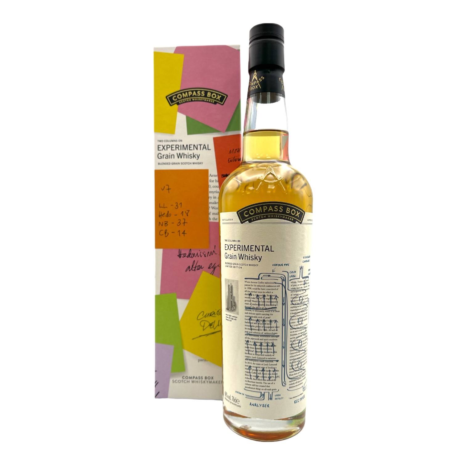 COMPASS BOX 'Experimental Grain Whisky' Blended Grain Scotch Whisky Bottle (70cl) 46%abv (los) Image