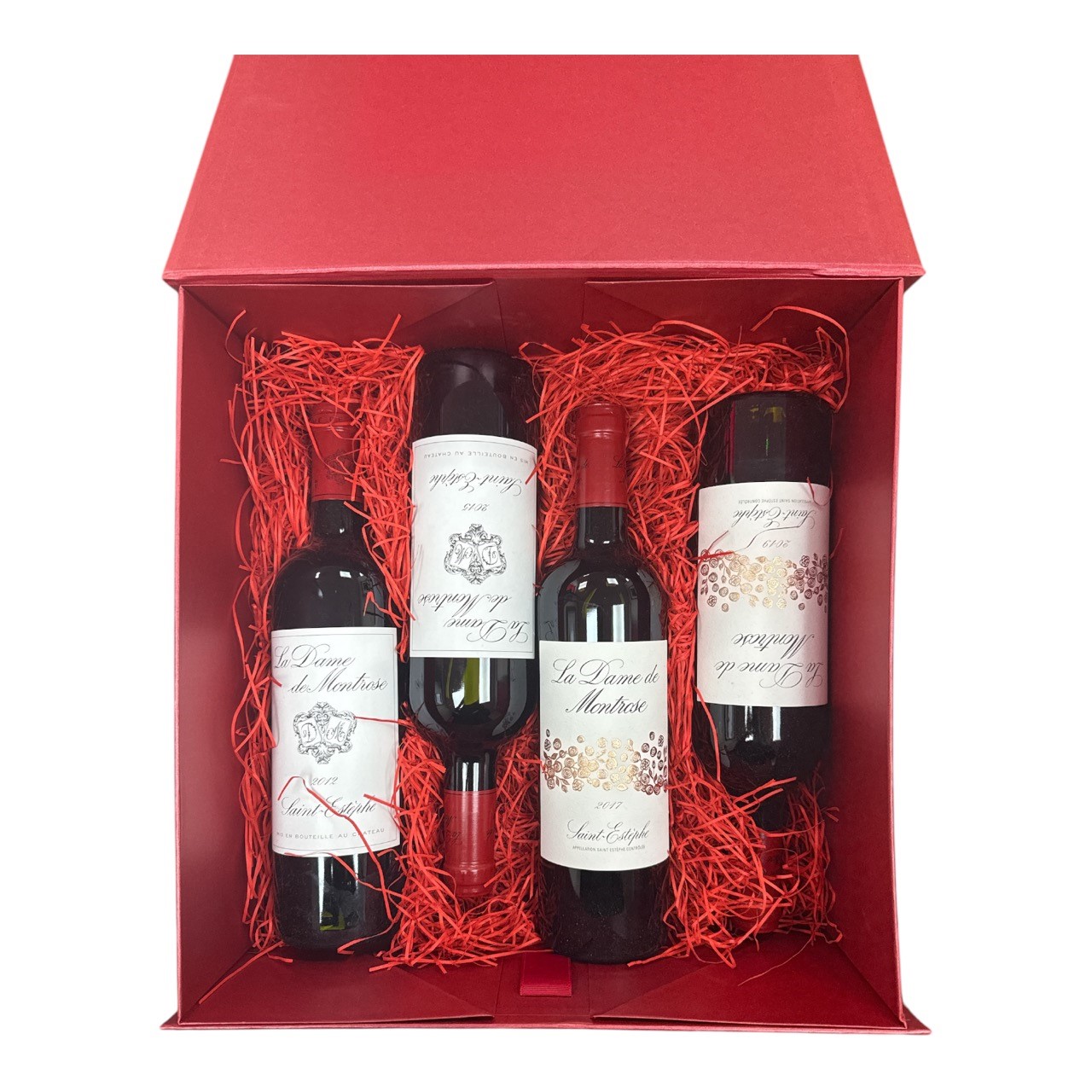 LA DAME DE MONTROSE Saint-Estephe Mixed Case x 4 Bottles 2012, 2015, 2017, 2019 Image