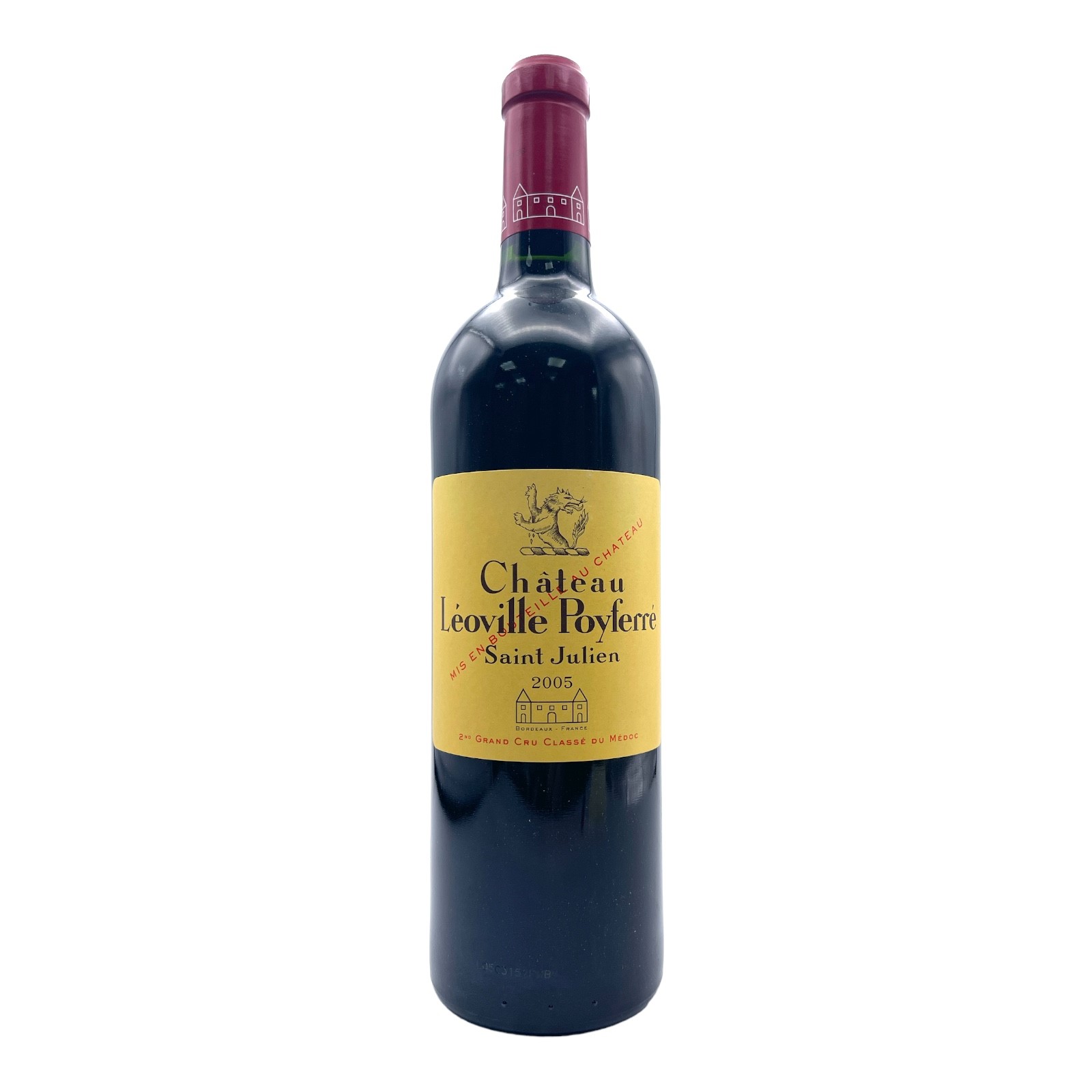 CHATEAU LEOVILLE POYFERRE 2eme Cru Classe Saint-Julien 2005 Bottle - NO DISCOUNT Image