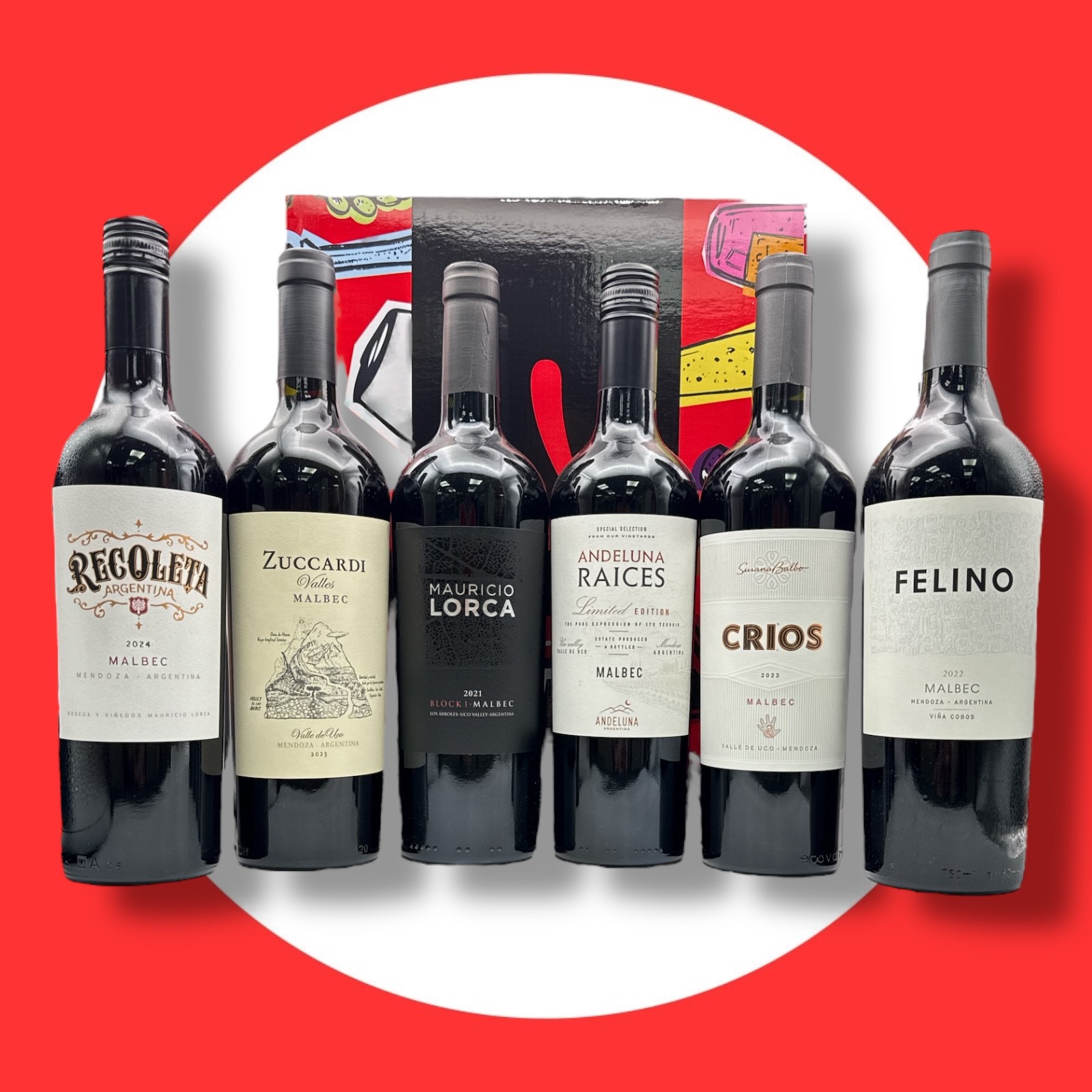 6 MAGNIFICENT MALBECS NO. 02 Mixed Case x 6 Bottles Image