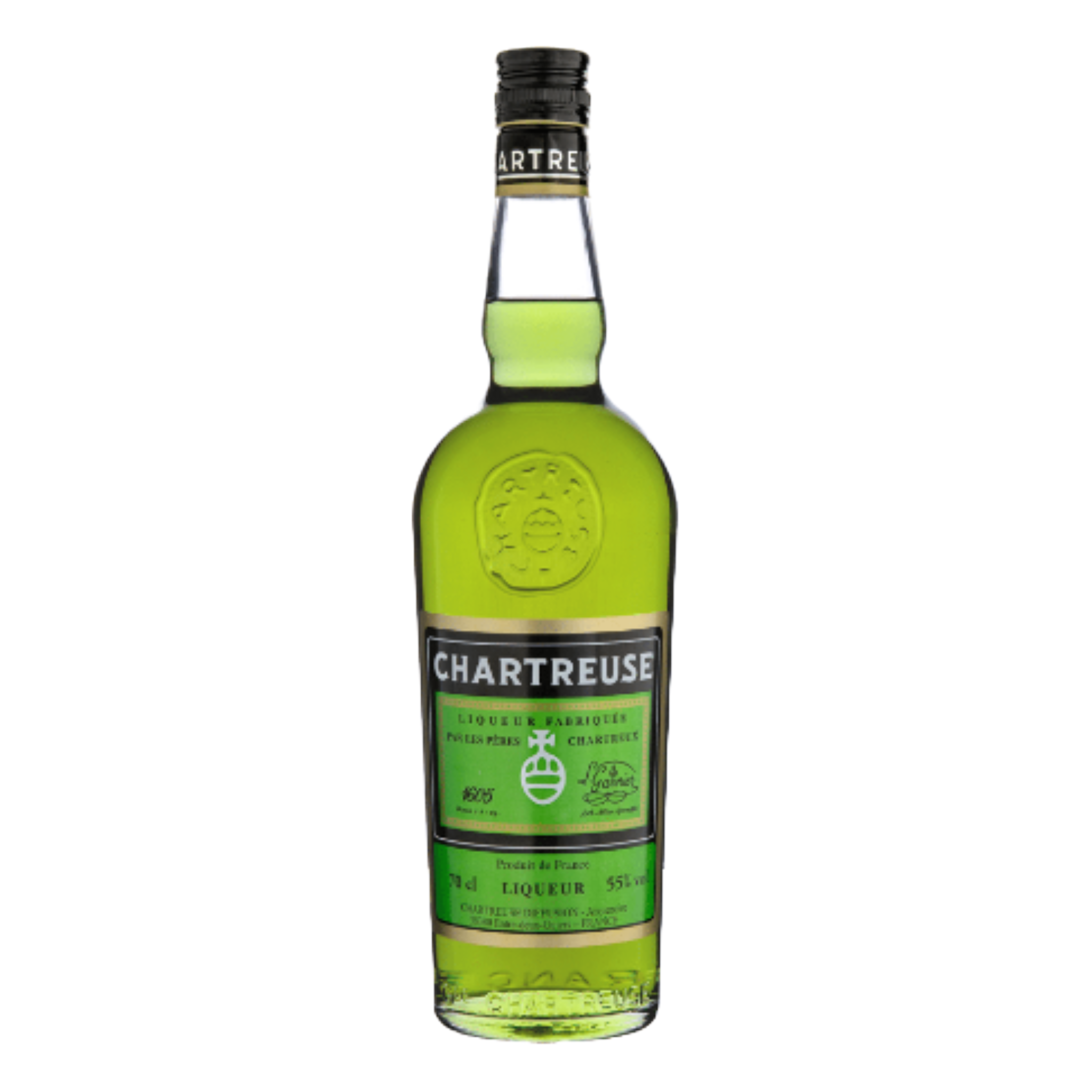 CHARTREUSE 'Green' Herb Liqueur from France Bottle (70cl) 55%abv - TO Image