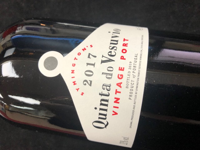 2017 QUINTA DO VESUVIO Vintage Port Bottle Image