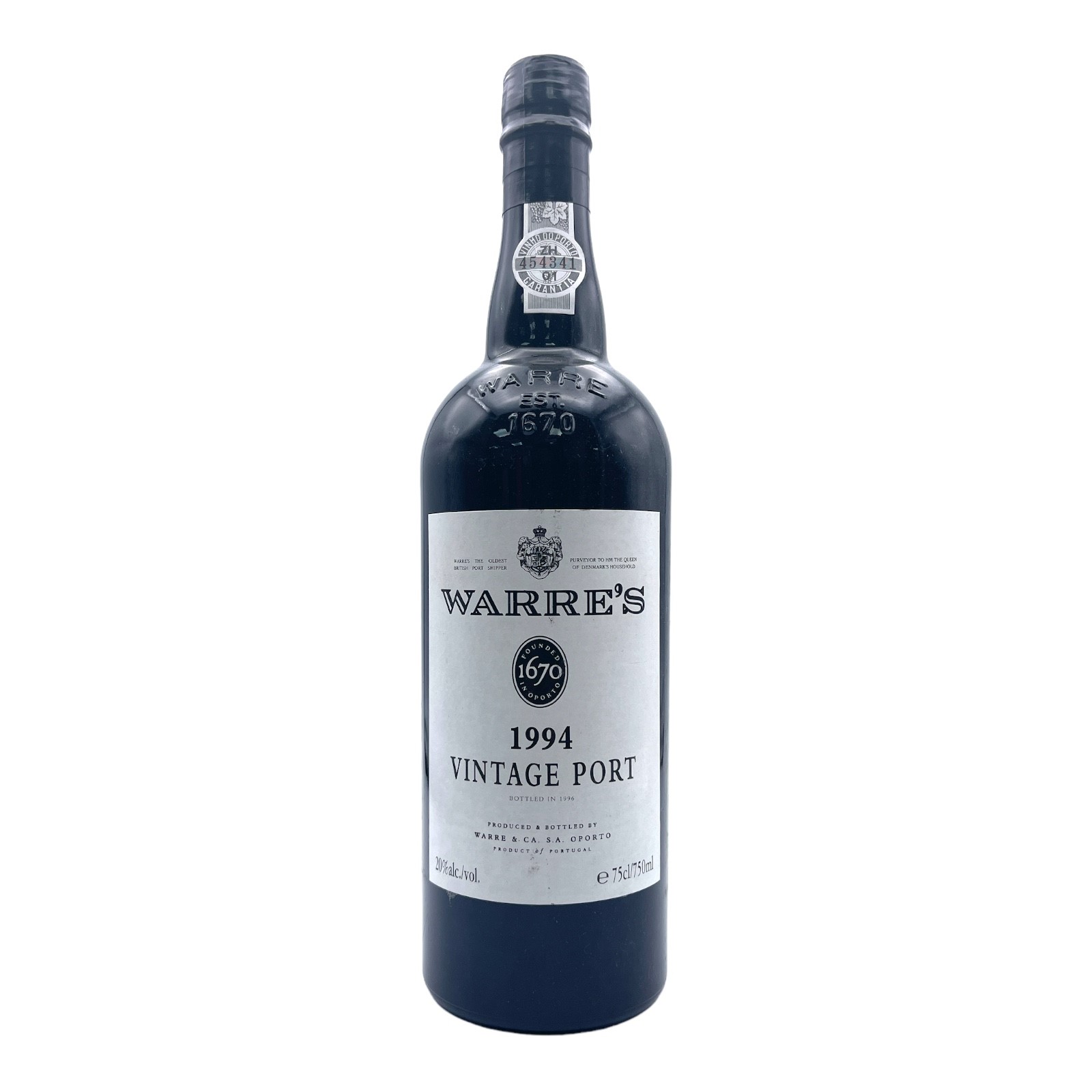1994 WARRE'S Vintage Port Bottle - NO DISCOUNT Image
