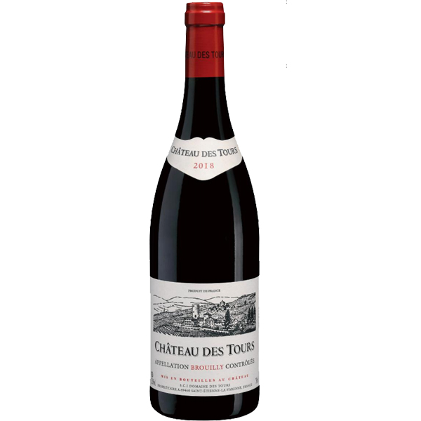 CHATEAU DES TOURS Brouilly - Cru de Beaujolais 2022 Bottle/nc (Gamay) SOLD OUT Image