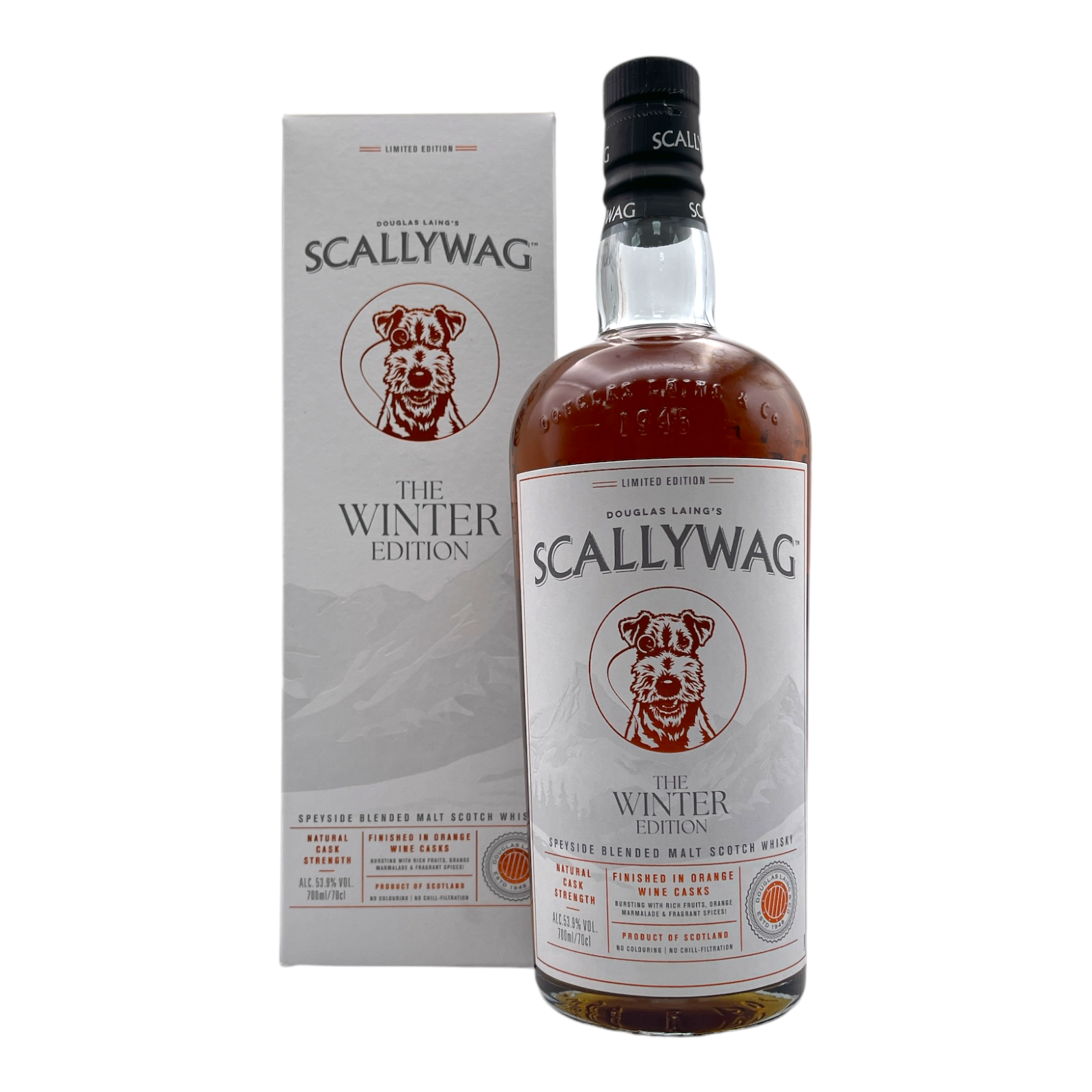 DOUGLAS LAING 'Scallywag Winter Edition' Orange Wine Cask Finished Speyside Blended Malt (70cl) 53.9%abv SOLD OUT Image