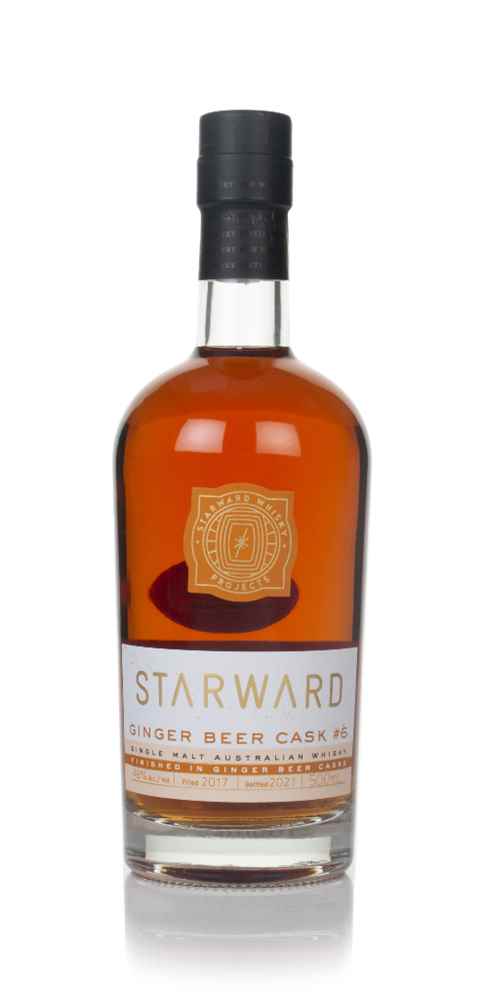 STARWARD 'Projects' Ginger Beer Cask #6 Australian Single Malt Whisky HALF LITRE (50cl) 48%abv - NO DISCOUNT (los) Image
