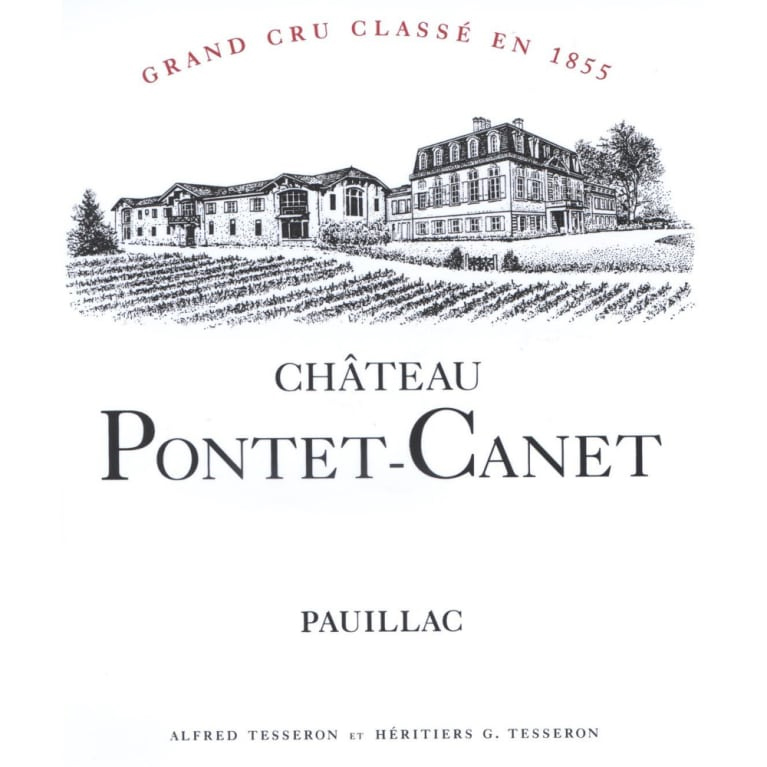 CHATEAU PONTET-CANET 5eme Grand Cru Classe Pauillac 2023 Wooden Case x 6 Bottles - PRE-RELEASE Image