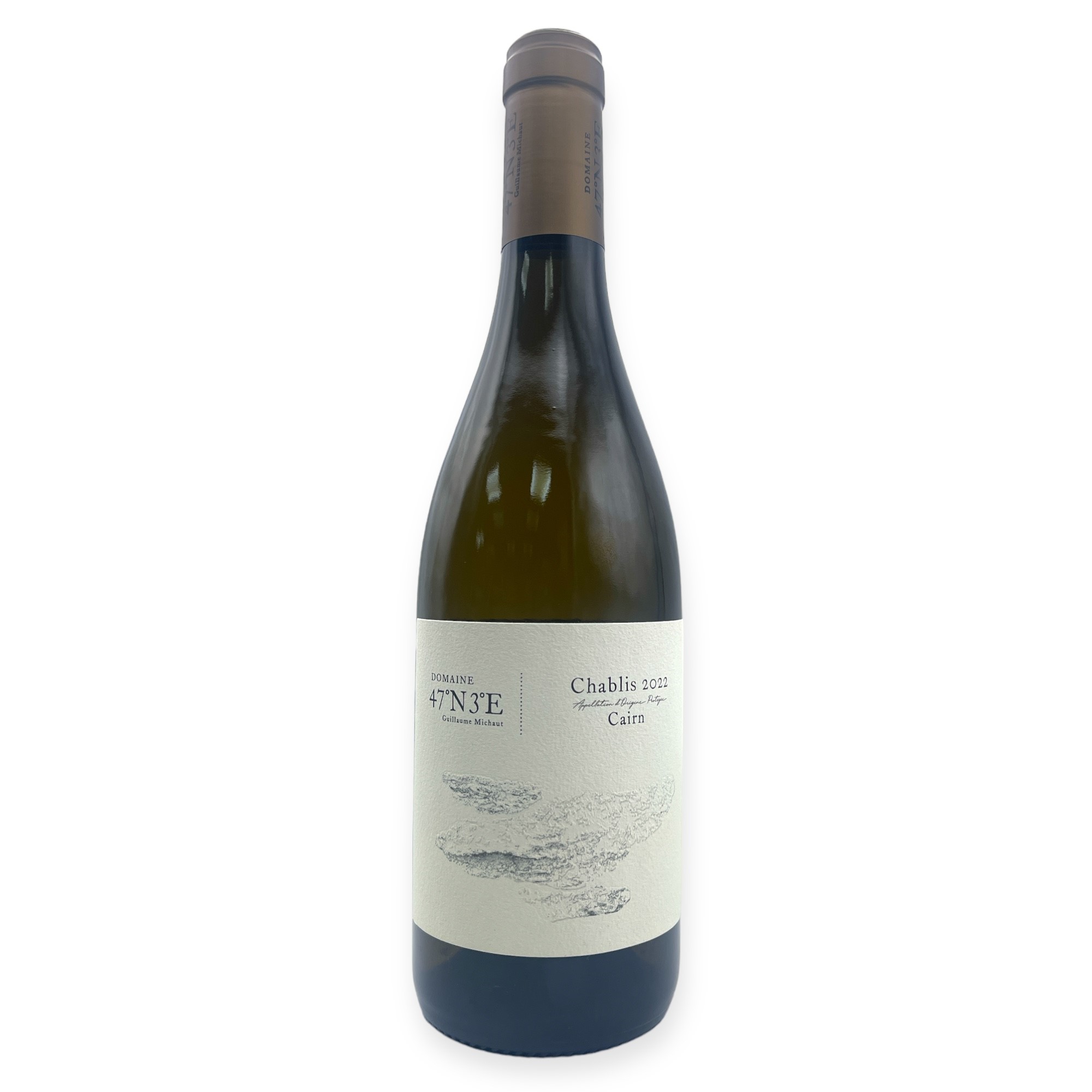 DOMAINE 47°N 3°E Chablis 'Cairn' Guillaume Michaut 2022 Bottle (los) Image