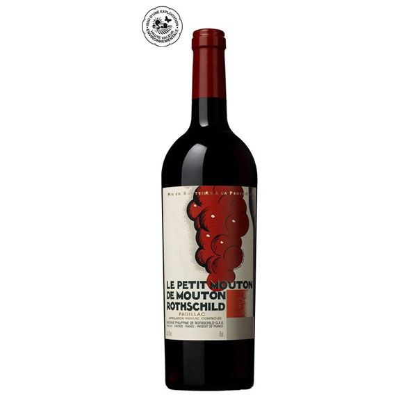LE PETIT MOUTON DE MOUTON ROTHSCHILD 2nd wine of Ch. Mouton Rothschild Pauillac 2021 Bottle 13%abv Image