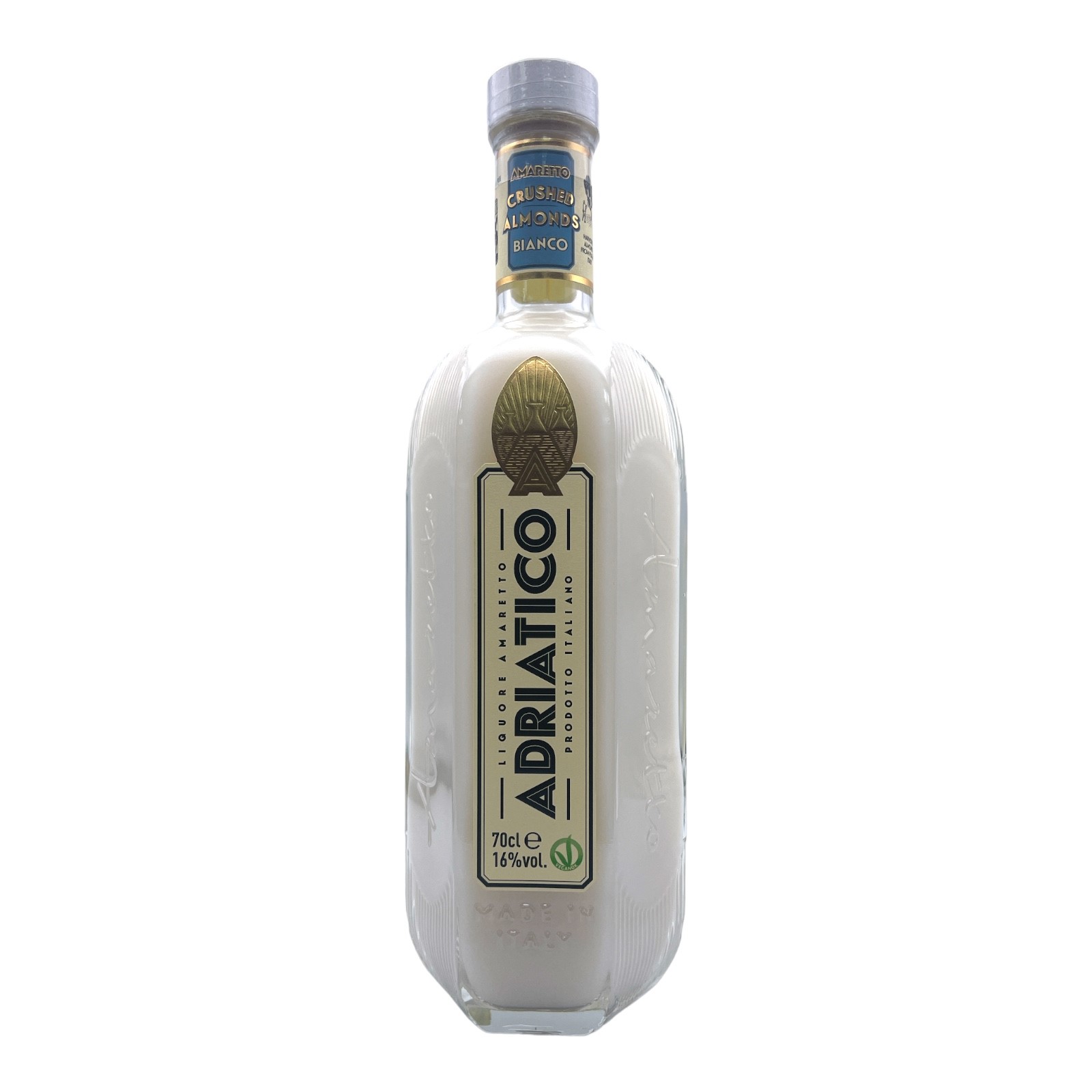 ADRIATICO AMARETTO Bianco Crushed Amaretto - Puglia, Italy Bottle (70cl) 16%abv VGN Image