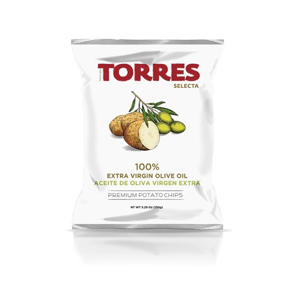 TORRES 'Selecta' Extra Virgin Olive Oil Crisps 40g Bag Image