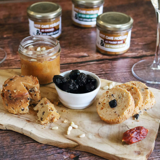 VALETTE Petit Cake Moelleux au Chorizo et aux Olives Noires 60g Jar (360113VA 10) (los) Image