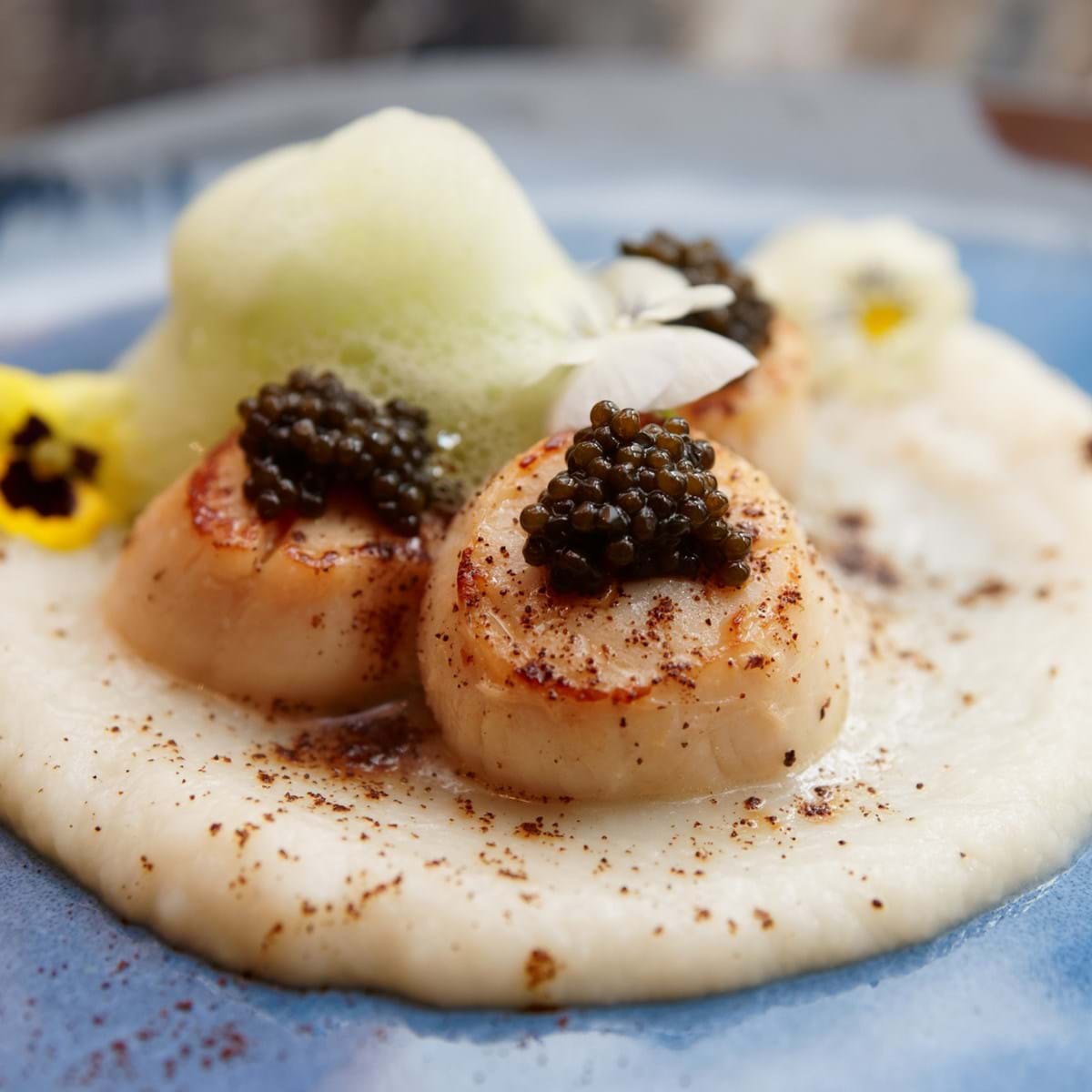 Scallops Mash