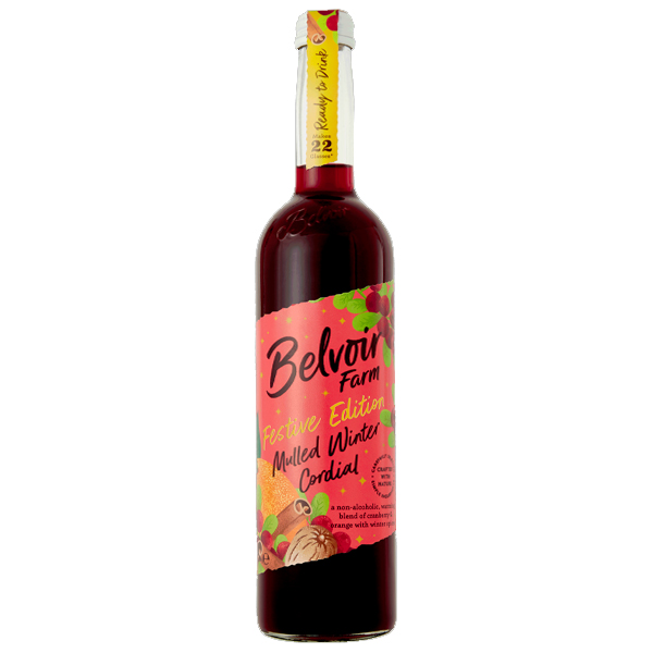 BELVOIR Festive Edition Mulled Winter Cordial Bottle (500ml) Image