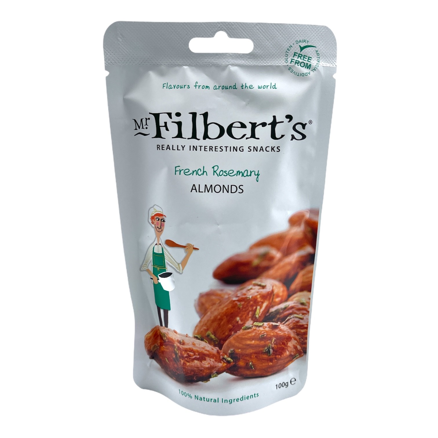 MR FILBERT'S French Rosemary Almonds 100g Bag Image