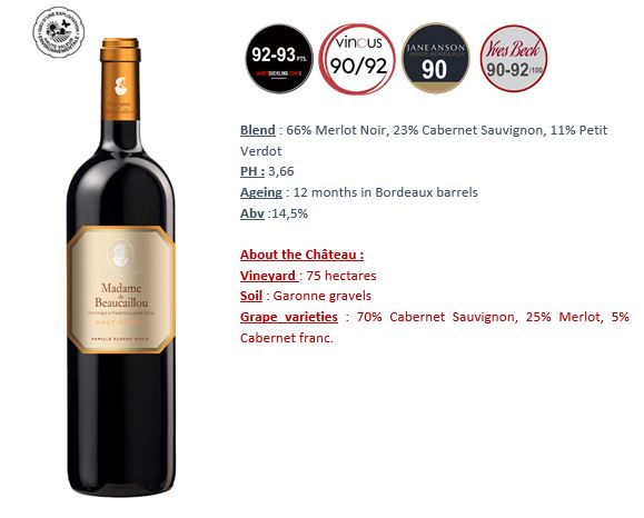 MADAME DE BEAUCAILLOU de Chateau Ducru-Beaucaillou 2022 Flat Carton x 6 Bottles - PRE-RELEASE Image