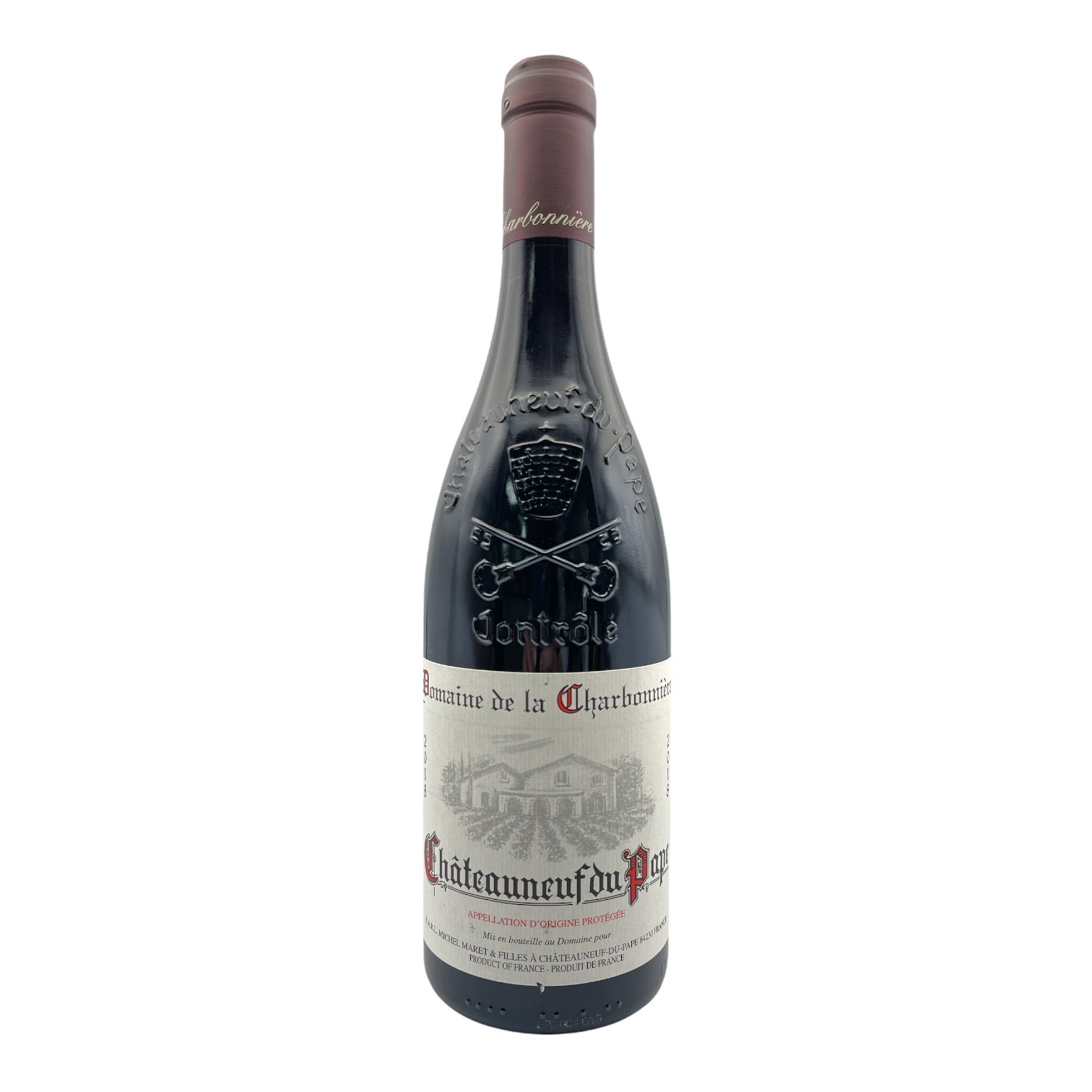 DOMAINE CHARBONNIERE Chateauneuf-du-Pape 'Cuvee Domaine' - Rhone Valley 2022 Bottle/nc Image