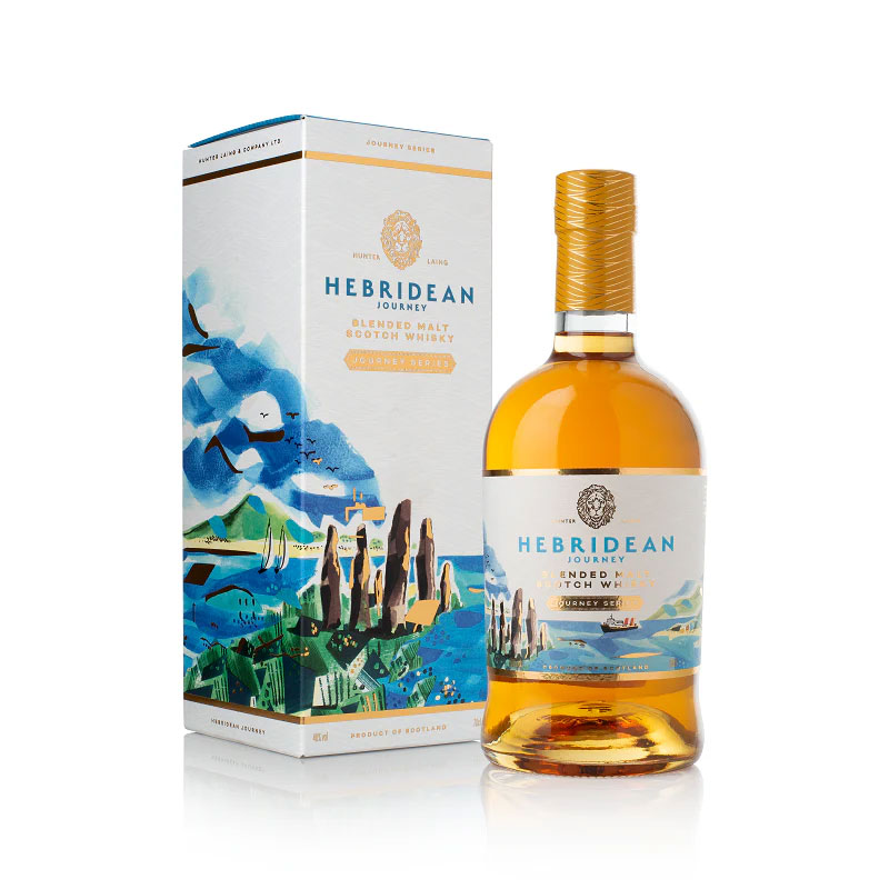 HUNTER LAING & CO 'The Journey Series' Hebridean Blended Malt Scotch Bottle (70cl) 46%abv Image
