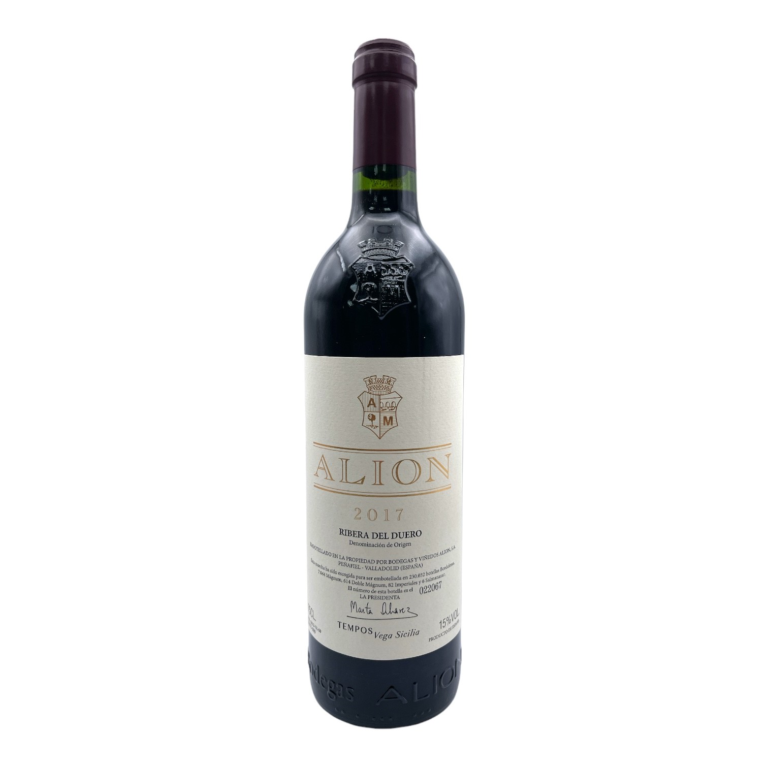 ALION Tempos Vega Sicilia - Ribera del Duero 2017 Bottle NO DISCOUNT Image