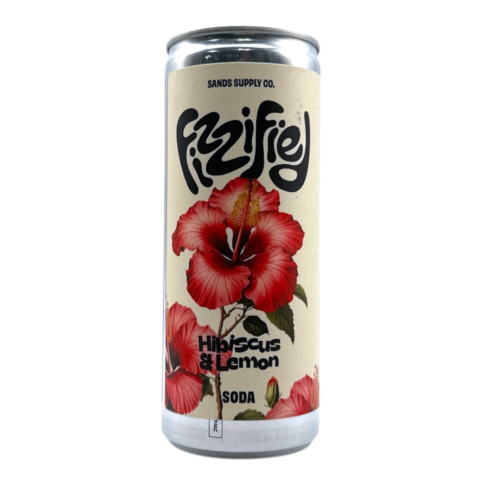 FIZZIFIED Hibiscus & Lemon Soda by Sands, Jersey - Can (25cl) Image