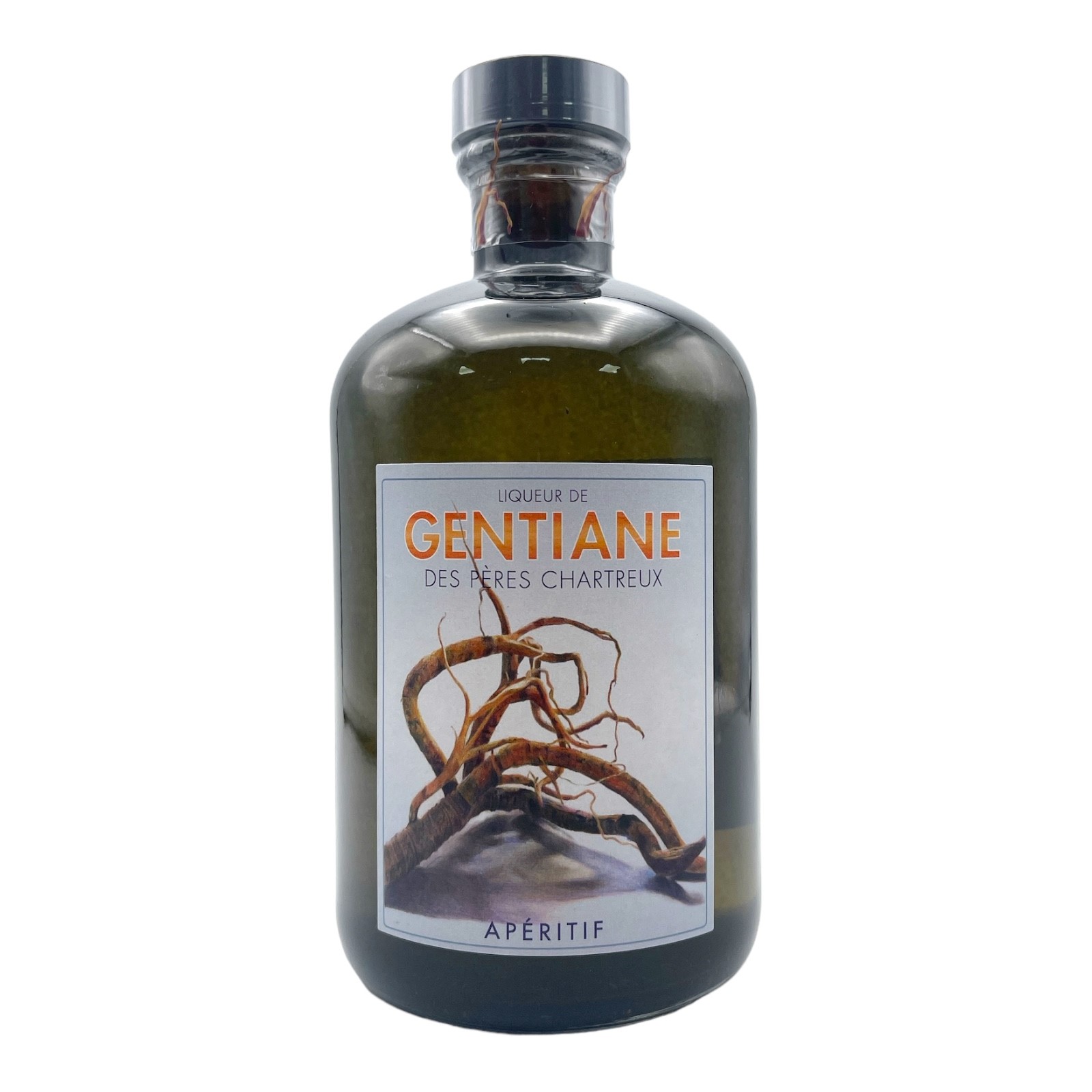 CHARTREUSE 'Liqueur de Gentiane des Peres Chartreux' French Aperitif (100cl) 22.7%abv (Suze Alternative) Image