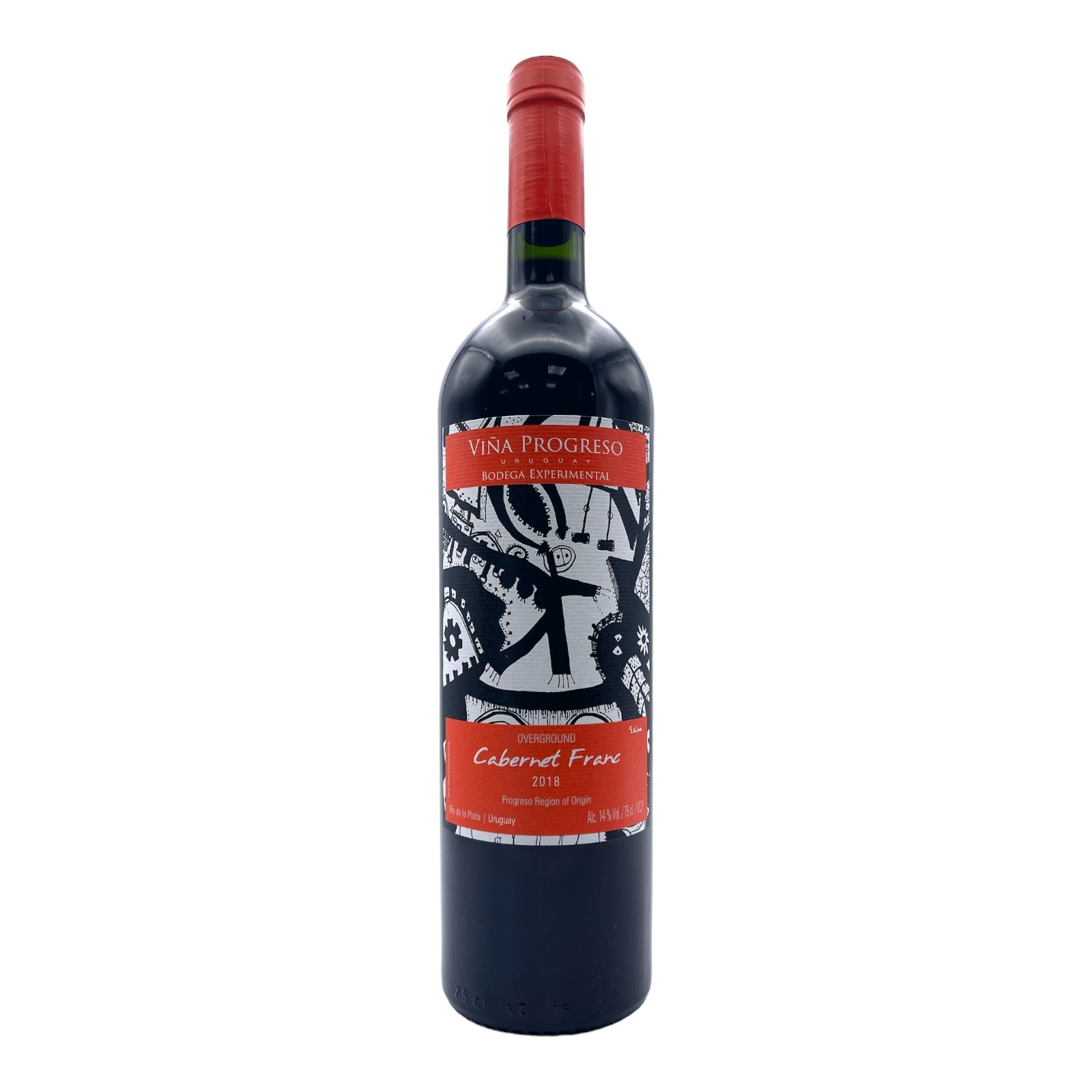 VINA PROGRESO Cabernet Franc Overground, Canelones 2018/20 Bottle Image