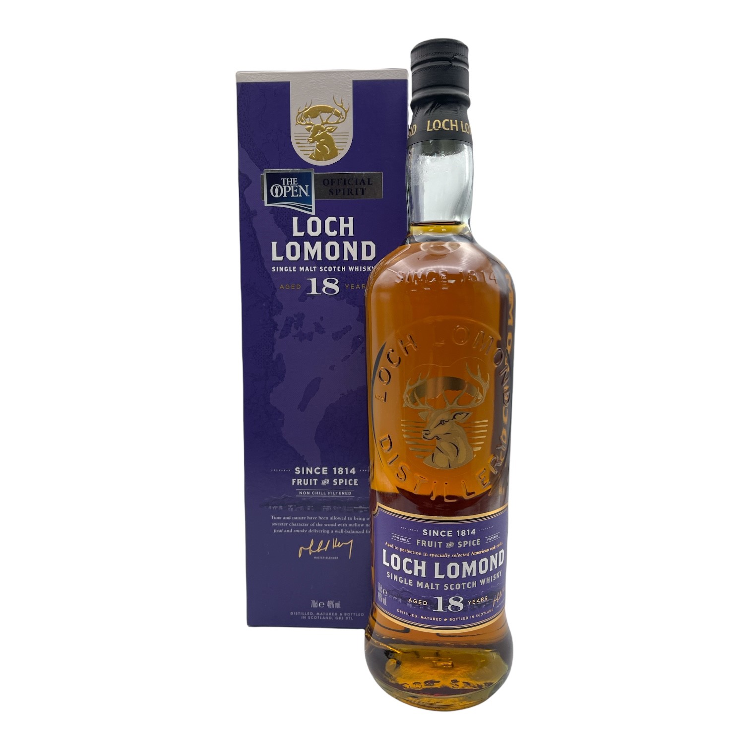 LOCH LOMOND 18 Year Old Single Highland Malt Whisky Bottle (70cl) 46%abv - NO DISCOUNT Image
