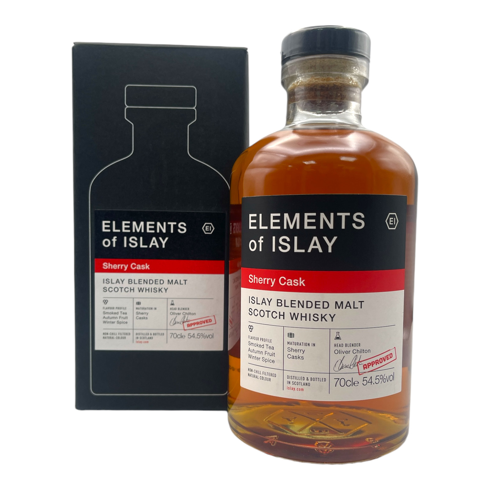 ELEMENTS OF ISLAY 'Sherry Cask' Islay Blended Malt Scotch Whisky Bottle (70cl) 54.5%abv Image