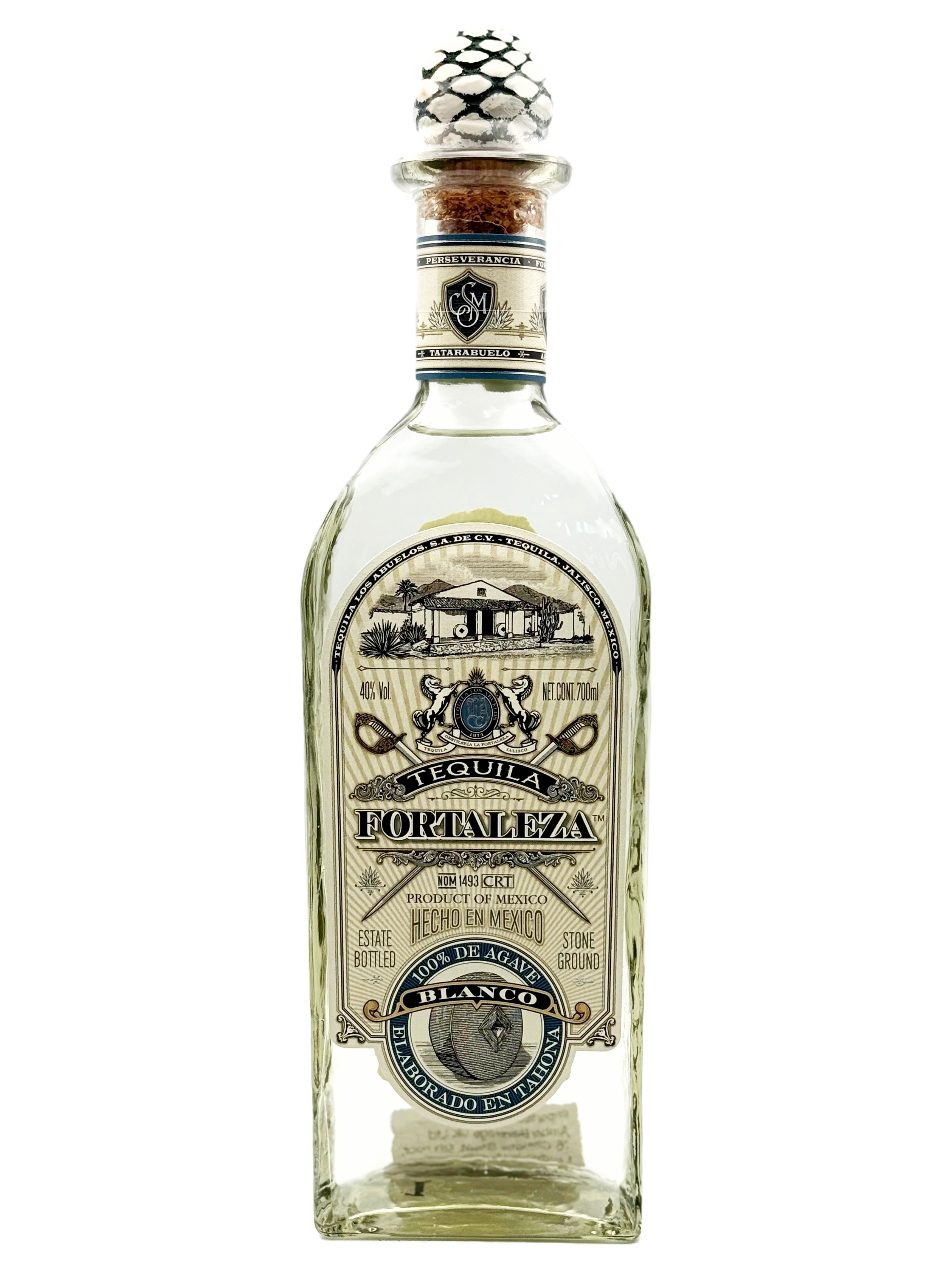 TEQUILA FORTALEZA Estate Bottled Tequila Blanco '100% de Agave' Bottle (70cl) 40%abv ADF Image