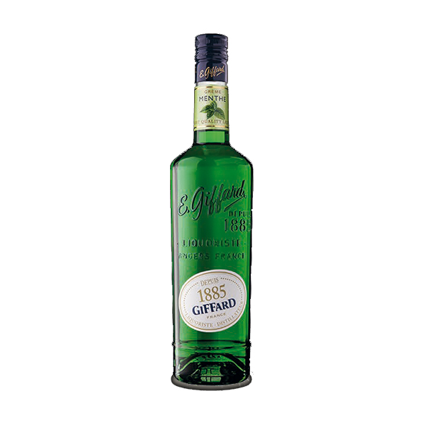 GIFFARD Creme de Menthe Verte (Mint Liqueur) - France Bottle (70cl) 21%abv Image