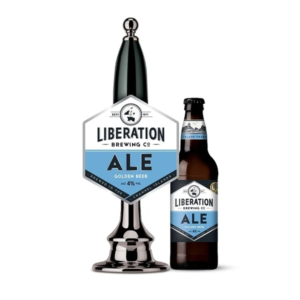 JERSEY BREWERY Liberation Ale CASE x 8 Bottles (500ml) 4%abv bbe04/26 Image