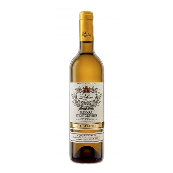 ZUGOBER BELEZOS Rioja Blanco en Barrica (Oak-Aged) 2022 Bottle Image