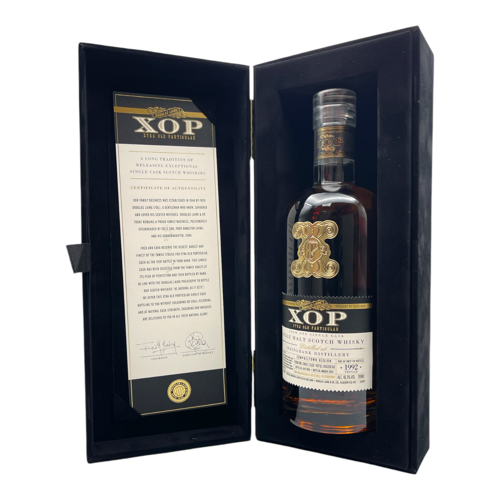 DOUGLAS LAING XOP Xtra Old Particular Springbank 31 Year Old Single Cask Campbeltown Single Malt Bottle (70cl) 46.3%abv Image