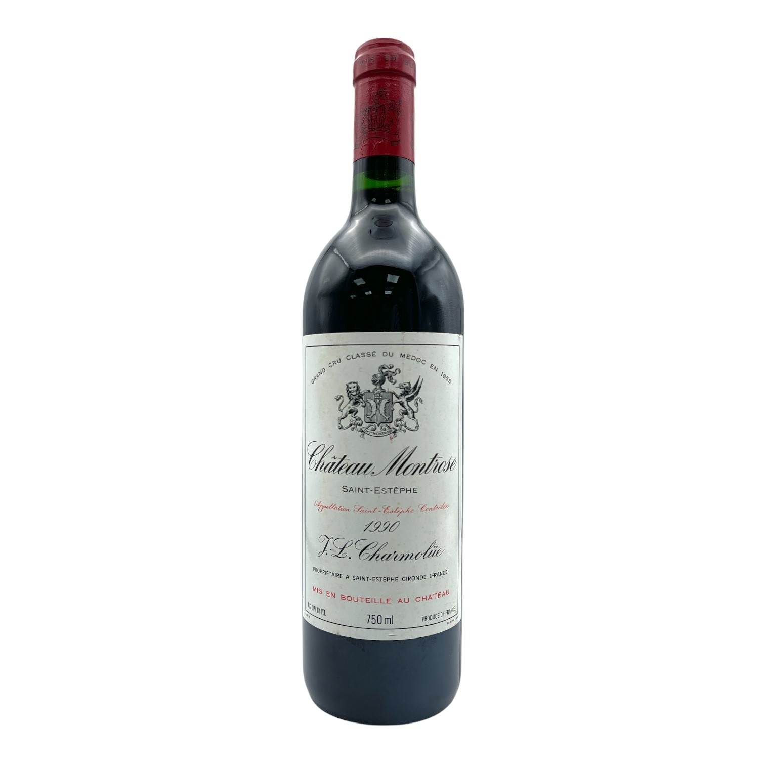CHATEAU MONTROSE 2eme Grand Cru Classe, Saint-Estephe 1990 Bottle - NO DISCOUNT Image
