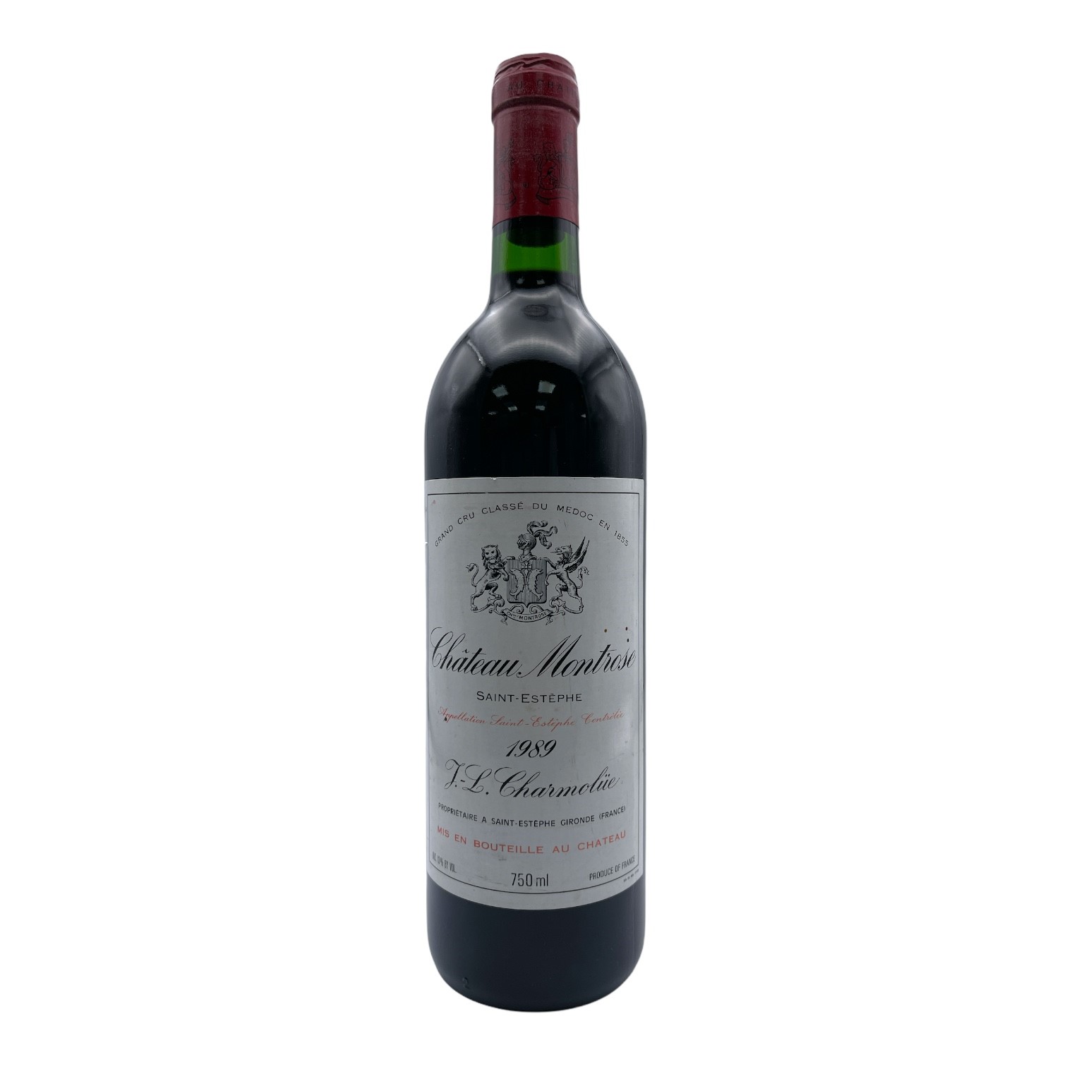 CHATEAU MONTROSE 2ieme Cru Classe St-Estephe 1989 Bottle - NO DISCOUNT Image