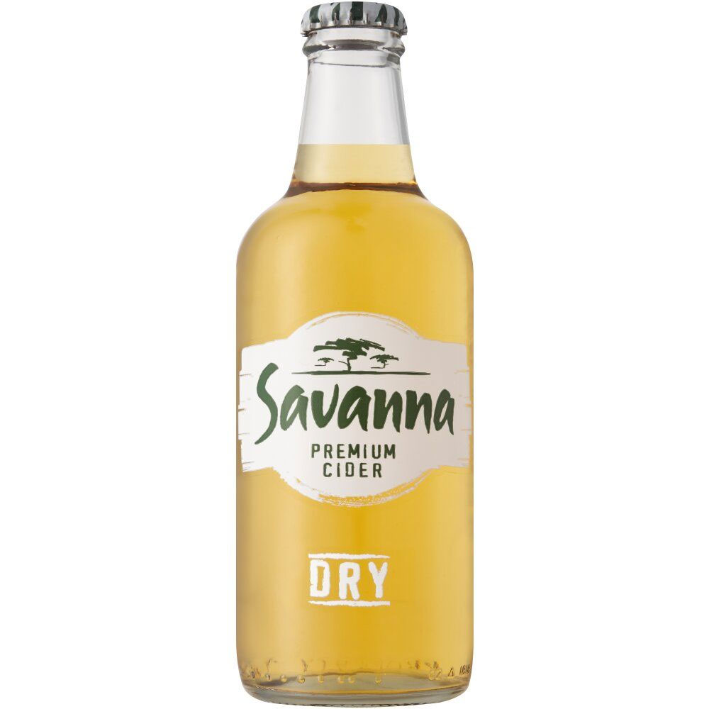 SAVANNA Premium Dry Cider from South Africa Bottle (330ml) 6%abv - SINGLE Image