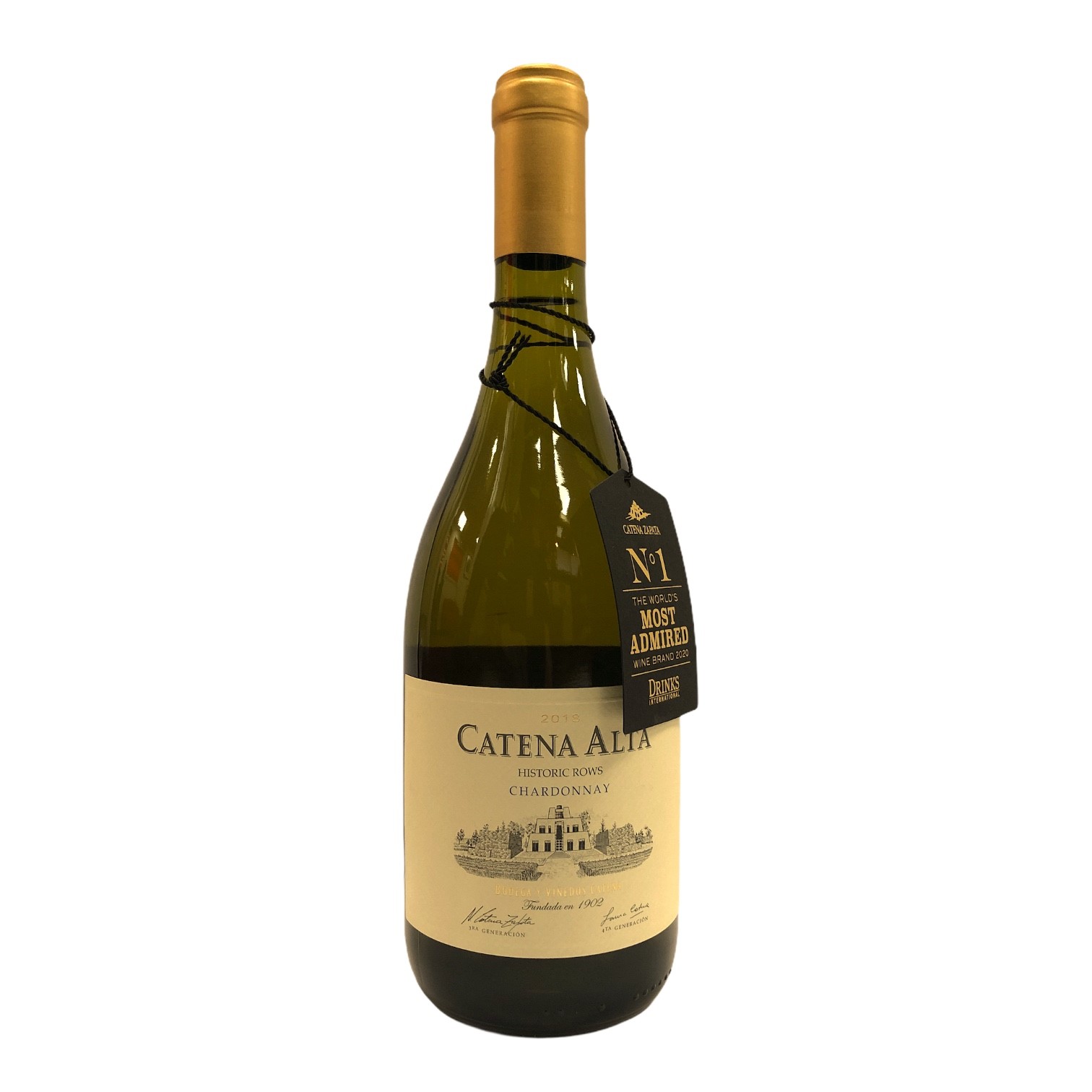 CATENA ALTA Chardonnay 'Historic Rows' - Mendoza 2022 Bottle Image
