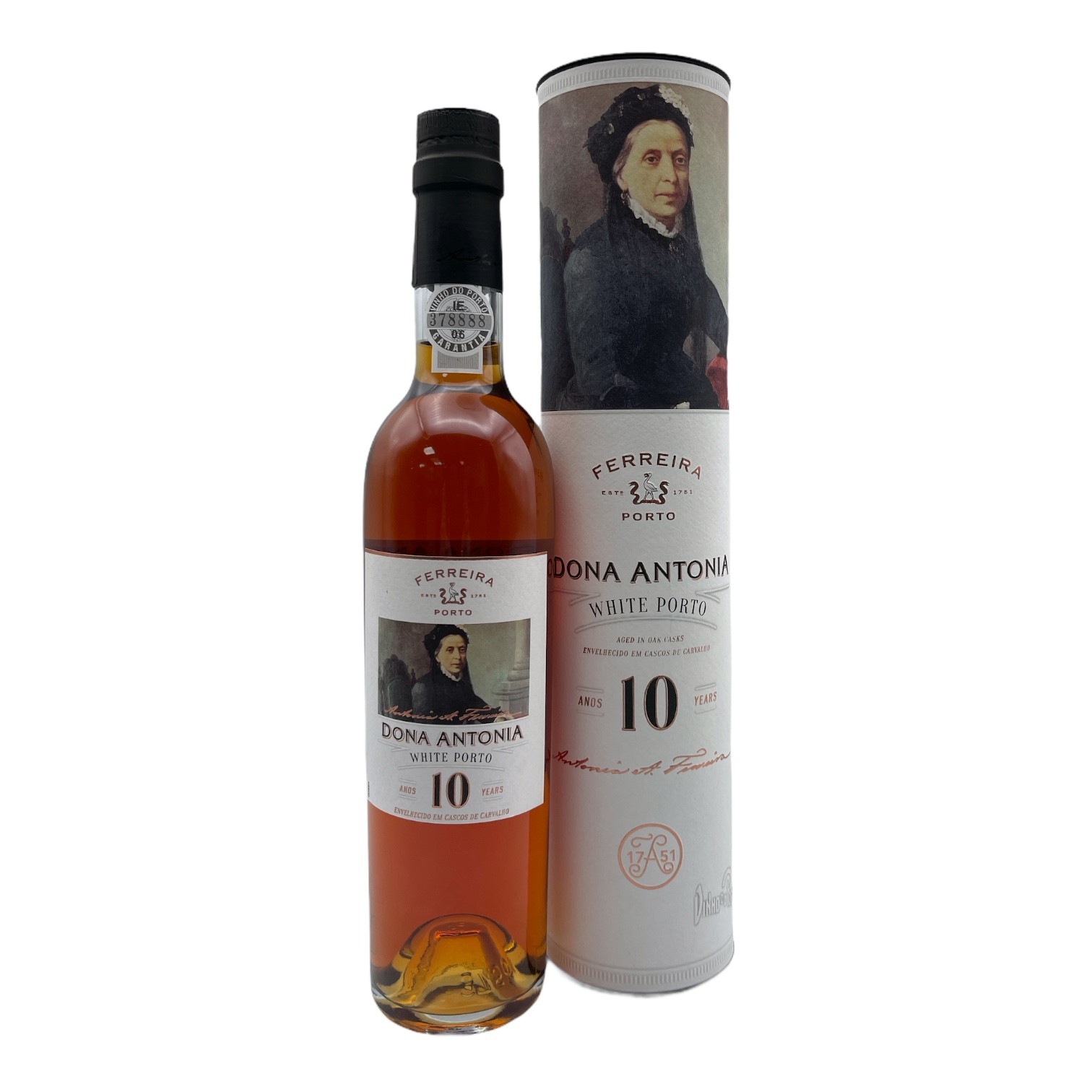 FERREIRA Dona Antónia 10-Year-Old White Port NV HALF 20%abv VEG/SUS Image
