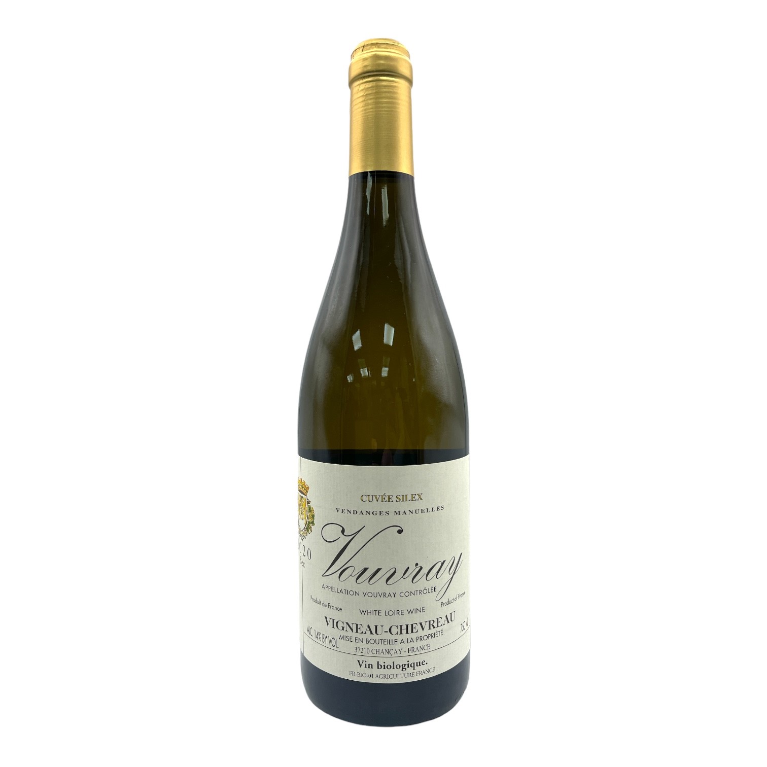 VIGNEAU-CHEVREAU Vouvray Sec 'Abbaye de Marmoutier' Clos de Rougemont 2022/23 Bottle BIO Image