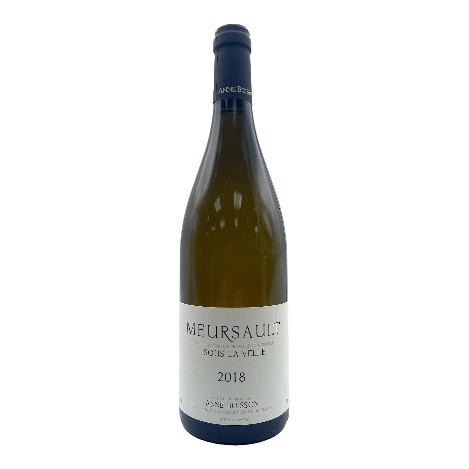 ANNE BOISSON Meursault Sous La Velle 2018 Bottle  Image