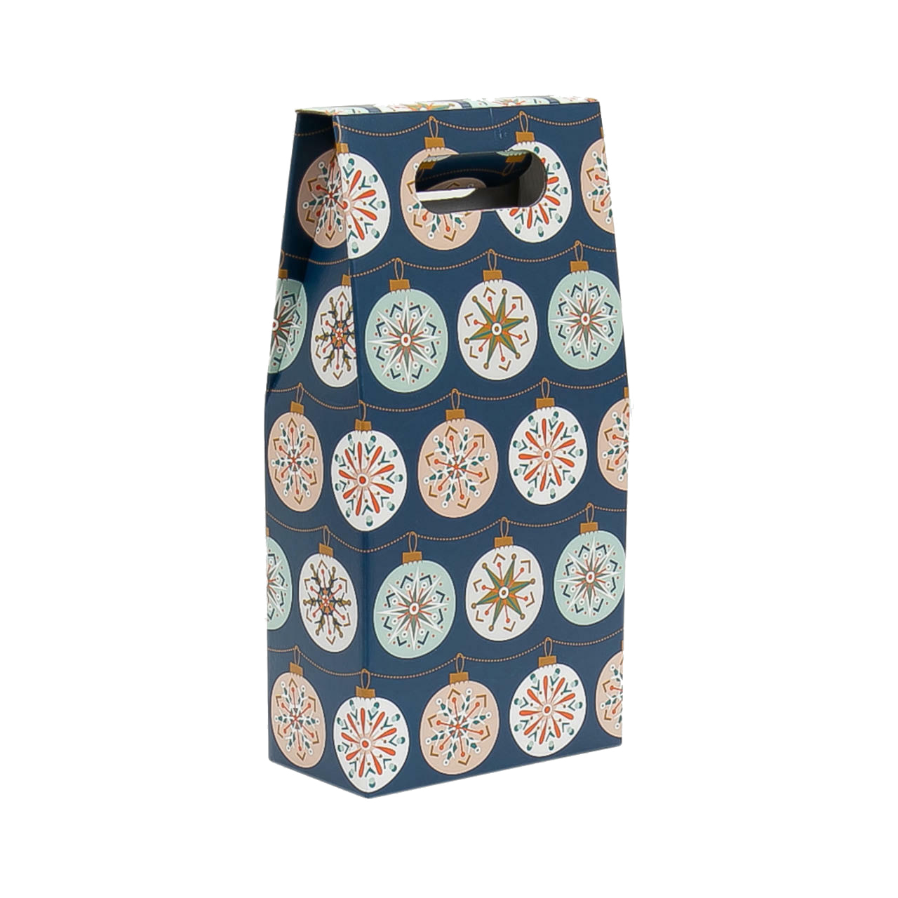 2 Bottle Gift Carton – Blue Baubles Each (C21CB2) (rtc) Image