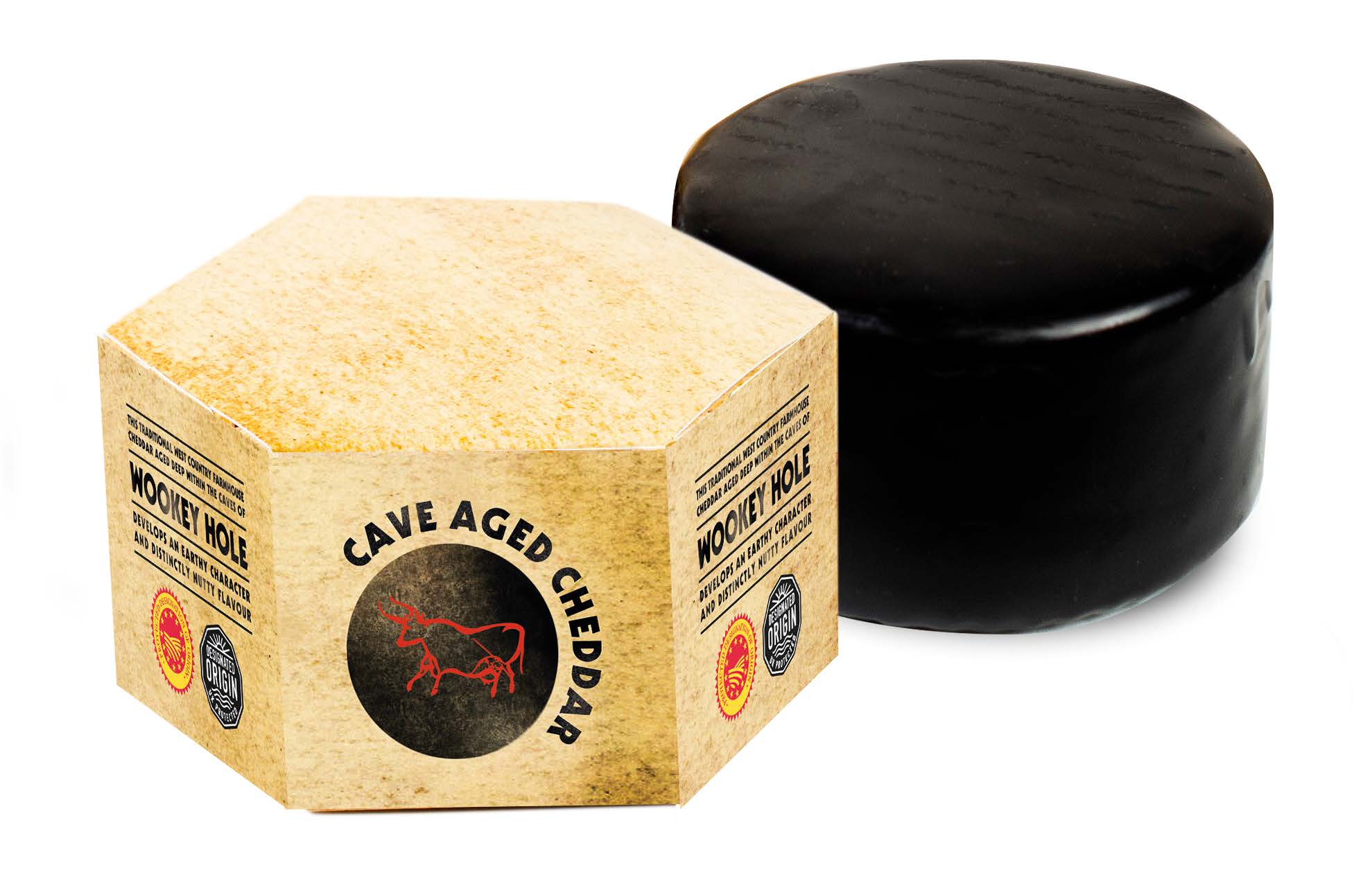 WOOKEY HOLE Cave-Aged West Country Cheddar 400g Pack Image