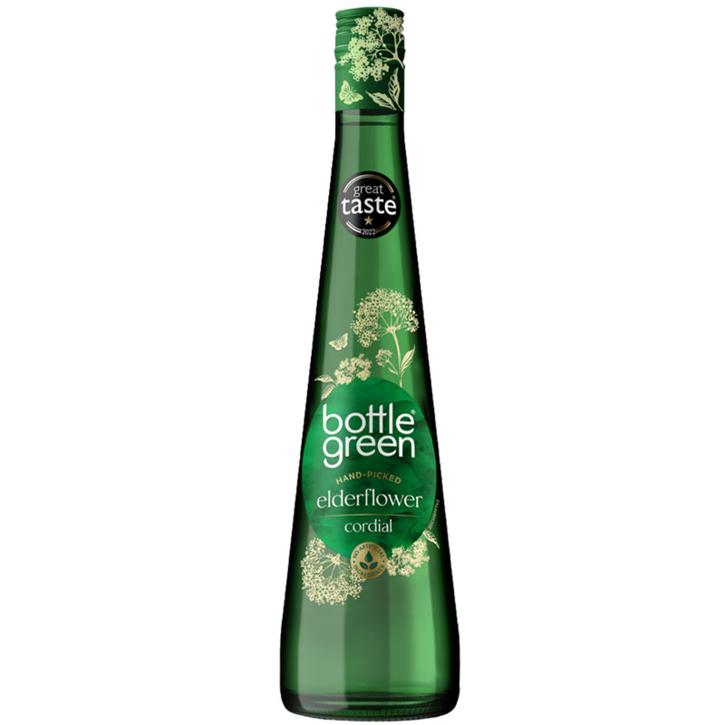 BOTTLE GREEN Elderflower Cordial Half Litre (500ml)  Image