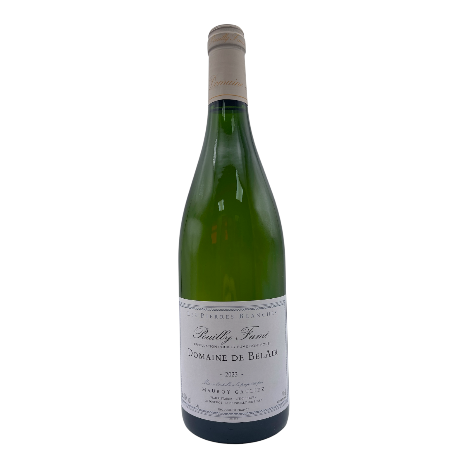 DOMAINE DE BEL AIR Pouilly-Fume 'Les Pierres Blanches' - Pouilly-Sur-Loire 2023/24 Bottle Image