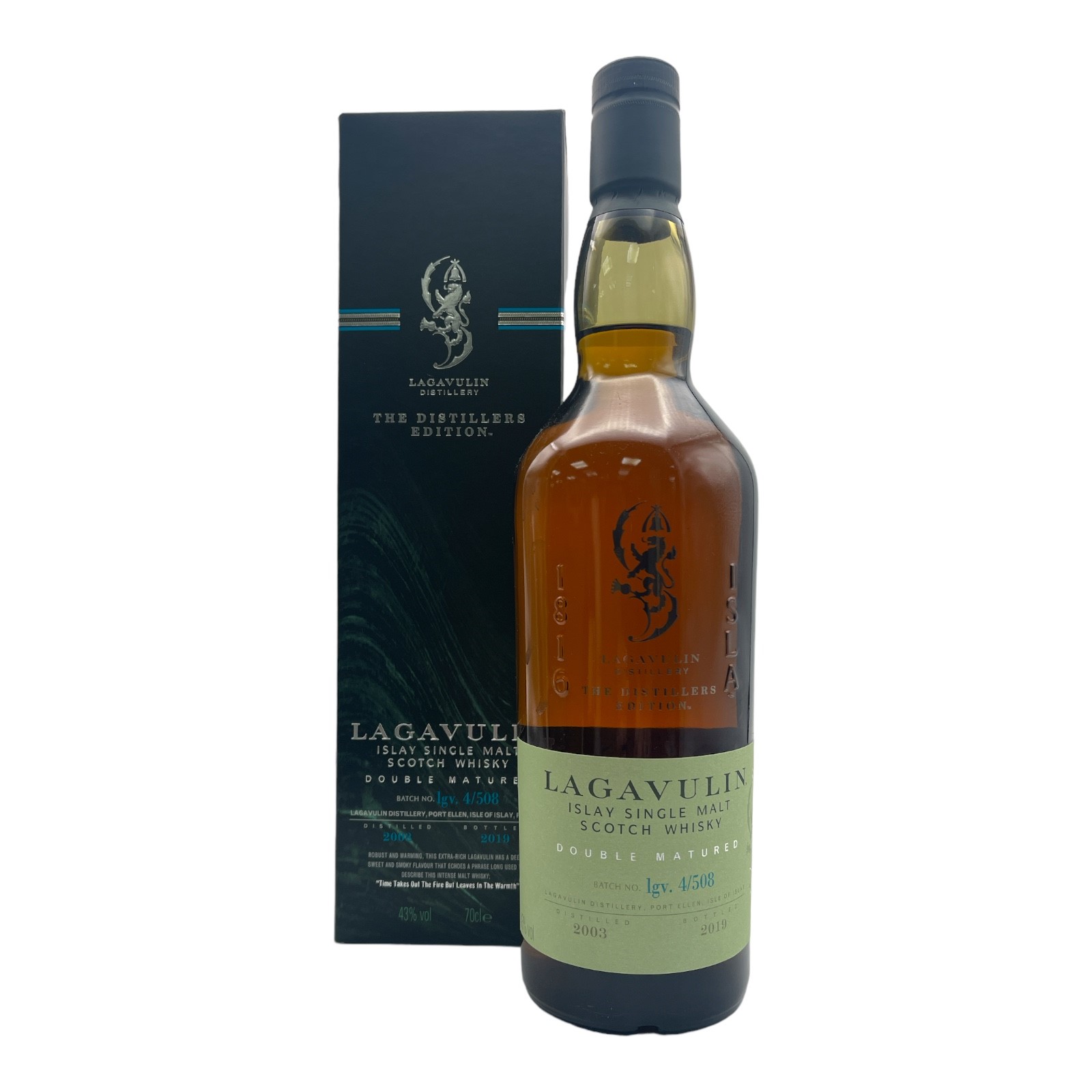LAGAVULIN 2003 The Distillers Edition Double-Matured Single Islay Malt aged in PX Casks Bottle (70cl) 43%abv - NO DISCOUNT Image