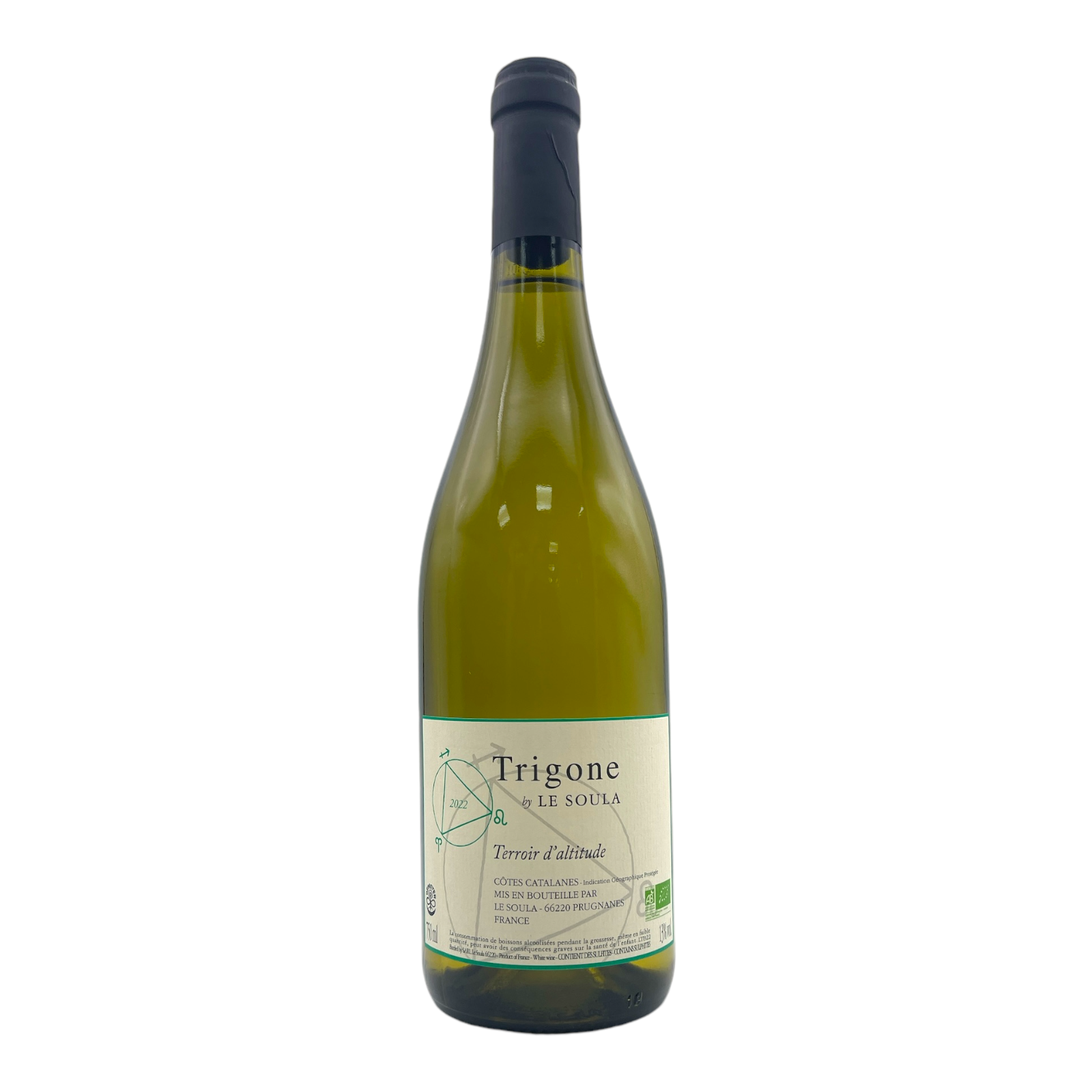 DOMAINE LE SOULA Trigone Blanc Lot 22 Cotes Catalanes 2022 Bottle - BIO (losn) Image