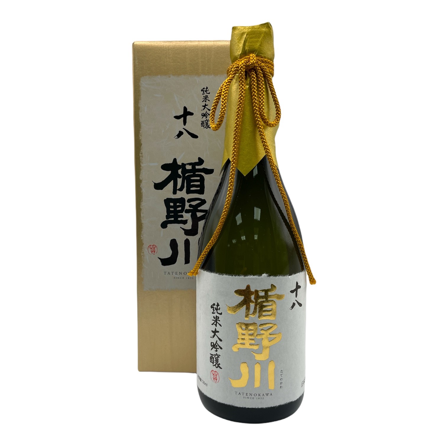 TATENOKAWA 18 Junmai Daiginjo, Nakadori YN Sake Bottle (72cl) 15%abv  (los) Image