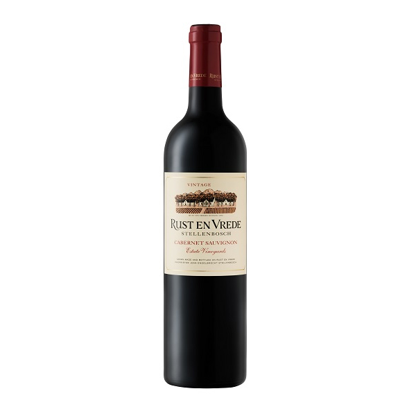 RUST EN VREDE Cabernet Sauvignon 'Estate Vineyards' - Stellenbosch 2021 Bottle VGN Image