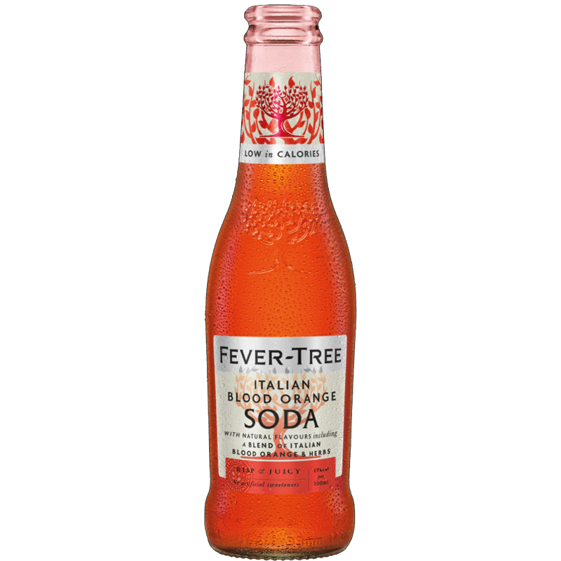 FEVER TREE Italian Blood Orange Soda Bottle (500ml)  - SINGLE Image
